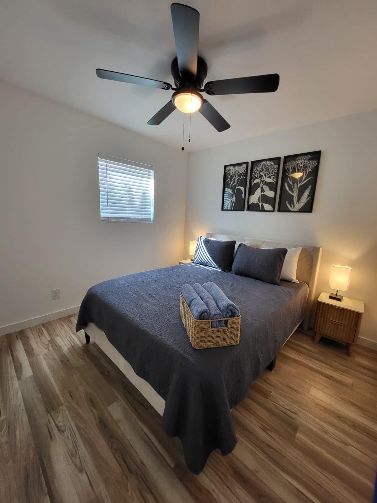McFadden Pad furnished queen bedroom in Brownsville